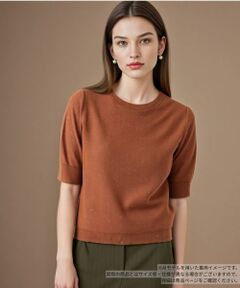 Leilian / レリアン ニット・セーター | スパンコールクルーネックニット