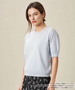 Leilian / レリアン ニット・セーター | スパンコールクルーネックニット