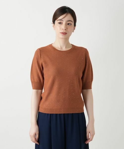Leilian / レリアン ニット・セーター | スパンコールクルーネックニット | 詳細10