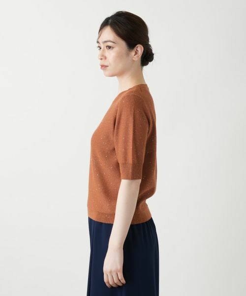 Leilian / レリアン ニット・セーター | スパンコールクルーネックニット | 詳細11