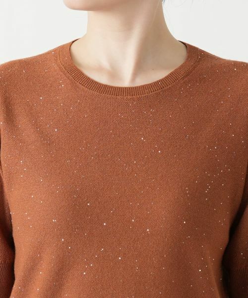 Leilian / レリアン ニット・セーター | スパンコールクルーネックニット | 詳細13
