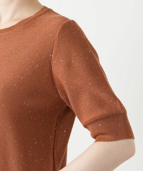 Leilian / レリアン ニット・セーター | スパンコールクルーネックニット | 詳細15