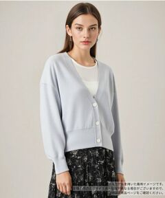 Leilian / レリアン カーディガン・ボレロ | スパンコールカーディガン