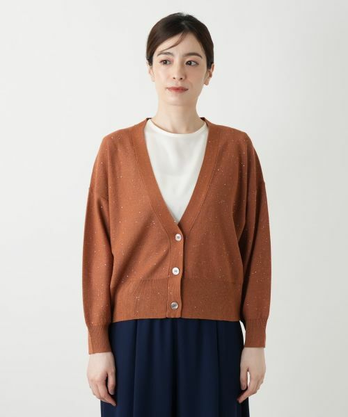 Leilian / レリアン カーディガン・ボレロ | スパンコールカーディガン | 詳細10