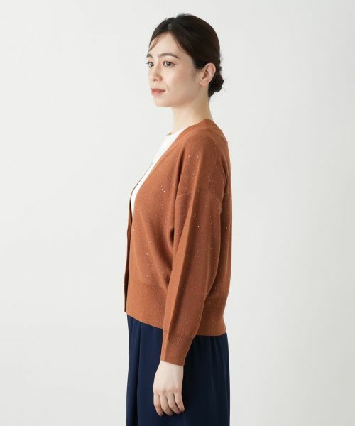 Leilian / レリアン カーディガン・ボレロ | スパンコールカーディガン | 詳細11