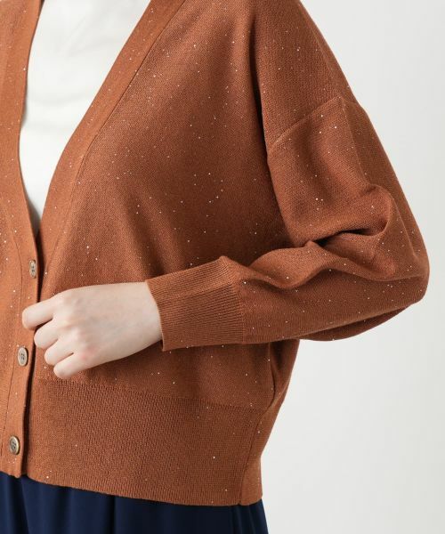 Leilian / レリアン カーディガン・ボレロ | スパンコールカーディガン | 詳細15