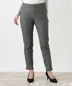 Leilian / レリアン その他パンツ | 【あったか素材】リバーシブルスリムパンツ