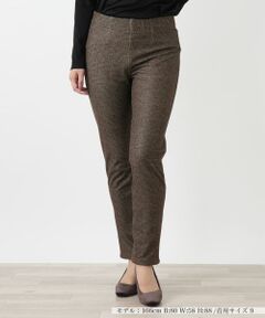 Leilian / レリアン その他パンツ | 【あったか素材】リバーシブルスリムパンツ