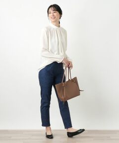 Leilian / レリアン その他パンツ | 【あったか素材】リバーシブルスリムパンツ