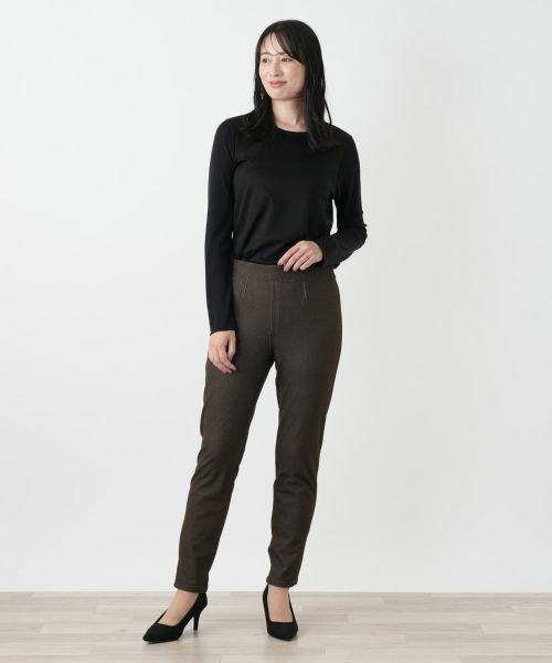 Leilian / レリアン その他パンツ | 【あったか素材】リバーシブルスリムパンツ | 詳細8
