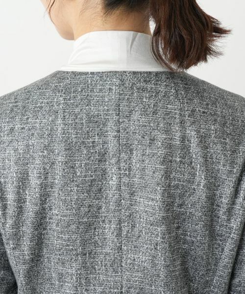 Leilian / レリアン テーラードジャケット | ラメノーカラージャケット | 詳細11