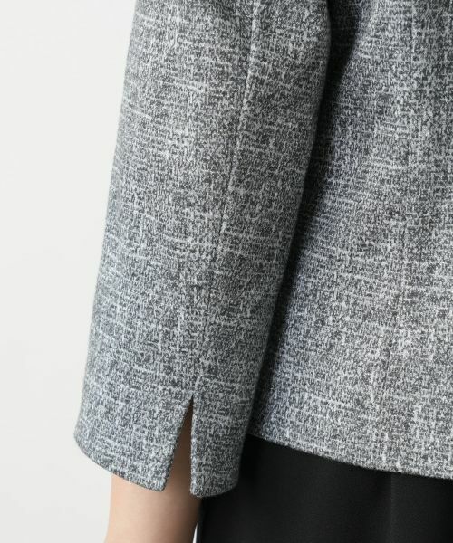 Leilian / レリアン テーラードジャケット | ラメノーカラージャケット | 詳細13