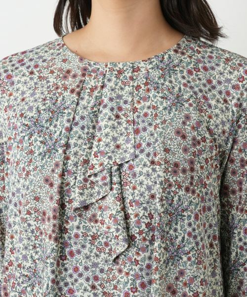 Leilian / レリアン カットソー | 小花柄プリントプルオーバー【BINDA】 | 詳細10