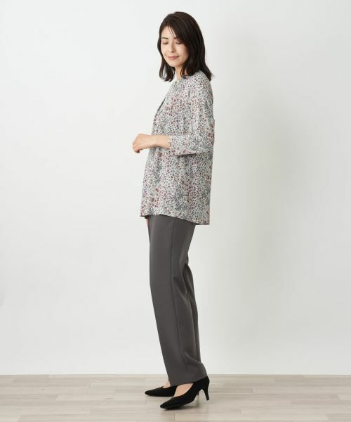 Leilian / レリアン カットソー | 小花柄プリントプルオーバー【BINDA】 | 詳細5