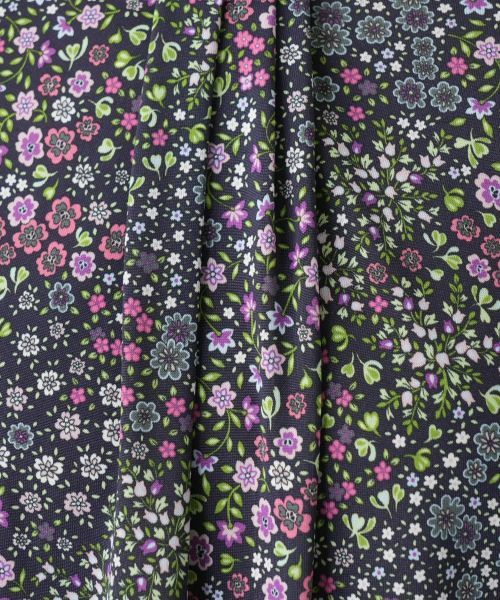 Leilian / レリアン カットソー | 小花柄バンドカラーブラウス【BINDA】 | 詳細14