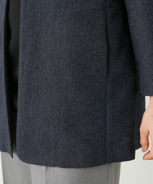 Leilian / レリアン テーラードジャケット | ノーカラーロングジャケット | 詳細15