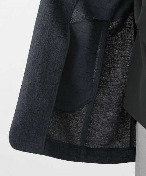 Leilian / レリアン テーラードジャケット | ノーカラーロングジャケット | 詳細16