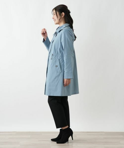 Leilian / レリアン その他アウター | 【はっ水加工素材】中わたフーデッドハーフコート | 詳細17