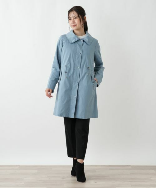 Leilian / レリアン その他アウター | 【はっ水加工素材】中わたフーデッドハーフコート | 詳細20