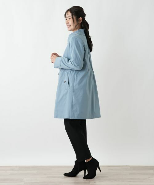 Leilian / レリアン その他アウター | 【はっ水加工素材】中わたフーデッドハーフコート | 詳細21