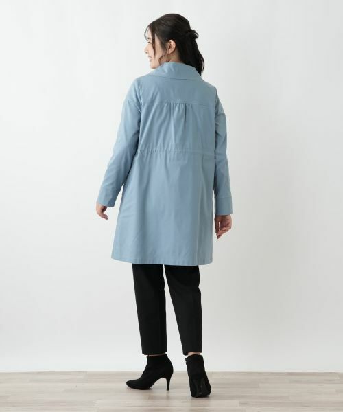 Leilian / レリアン その他アウター | 【はっ水加工素材】中わたフーデッドハーフコート | 詳細22