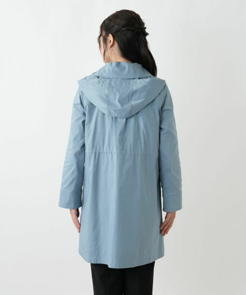 Leilian / レリアン その他アウター | 【はっ水加工素材】中わたフーデッドハーフコート | 詳細25