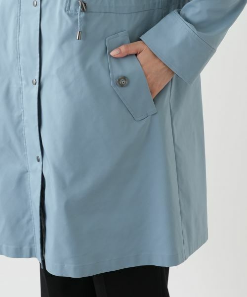 Leilian / レリアン その他アウター | 【はっ水加工素材】中わたフーデッドハーフコート | 詳細29