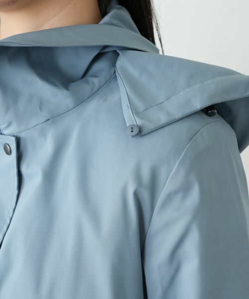 Leilian / レリアン その他アウター | 【はっ水加工素材】中わたフーデッドハーフコート | 詳細30