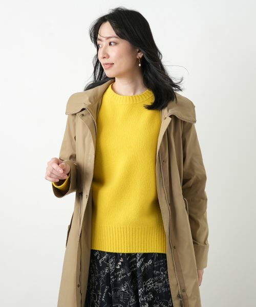 Leilian / レリアン その他アウター | 【はっ水加工素材】中わたフーデッドハーフコート | 詳細5