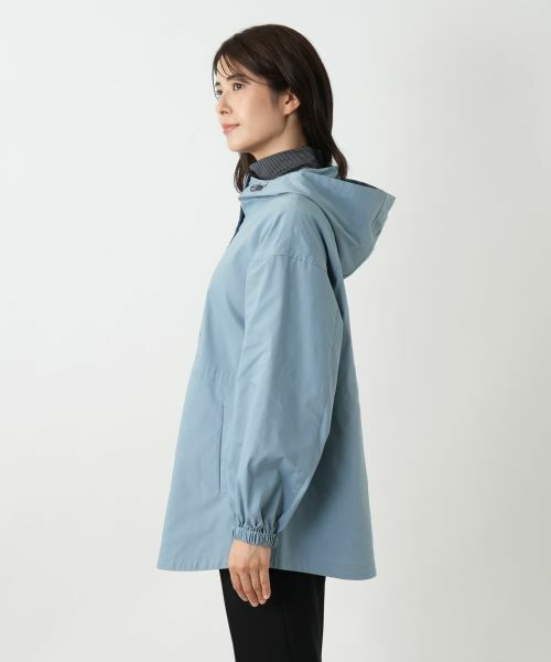 Leilian / レリアン テーラードジャケット | 【はっ水加工素材】2WAYフーデッドロングジャケット | 詳細15