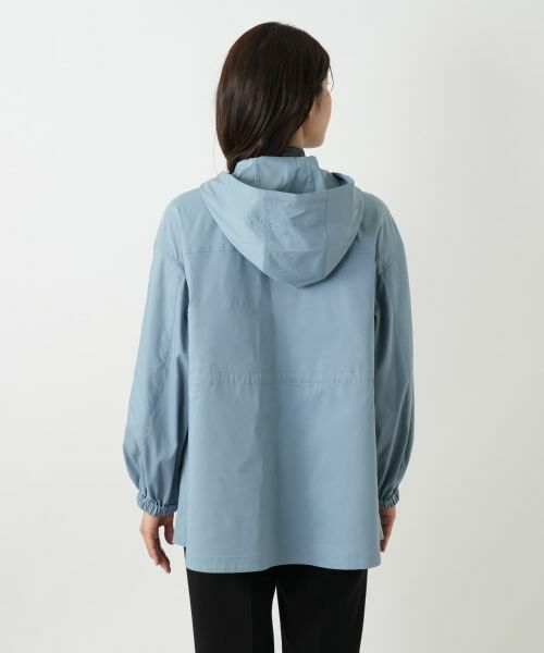 Leilian / レリアン テーラードジャケット | 【はっ水加工素材】2WAYフーデッドロングジャケット | 詳細16