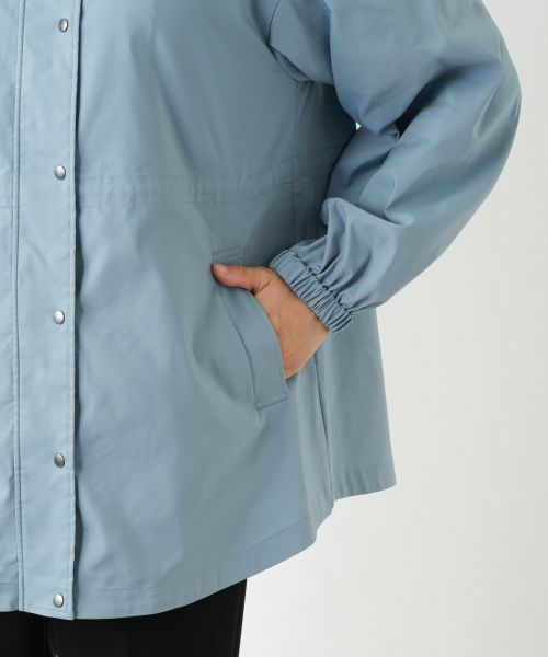 Leilian / レリアン テーラードジャケット | 【はっ水加工素材】2WAYフーデッドロングジャケット | 詳細20