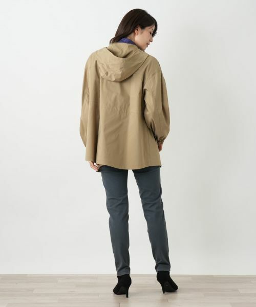Leilian / レリアン テーラードジャケット | 【はっ水加工素材】2WAYフーデッドロングジャケット | 詳細6