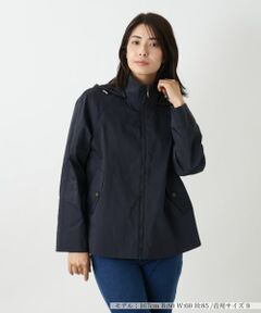 Leilian / レリアン テーラードジャケット | 【はっ水加工素材】2WAYフーデッドジャケット