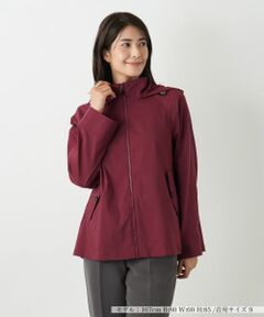 Leilian / レリアン テーラードジャケット | 【はっ水加工素材】2WAYフーデッドジャケット