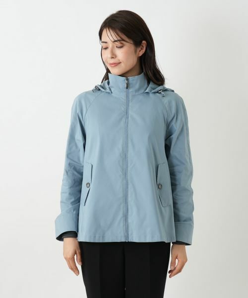 Leilian / レリアン テーラードジャケット | 【はっ水加工素材】2WAYフーデッドジャケット | 詳細15