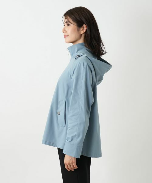 Leilian / レリアン テーラードジャケット | 【はっ水加工素材】2WAYフーデッドジャケット | 詳細16