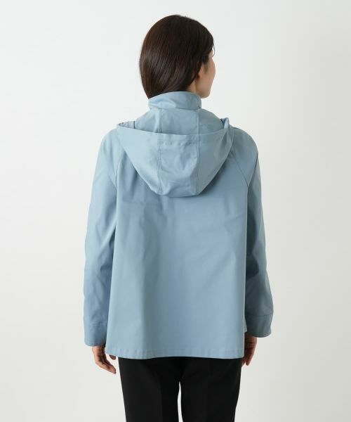 Leilian / レリアン テーラードジャケット | 【はっ水加工素材】2WAYフーデッドジャケット | 詳細17