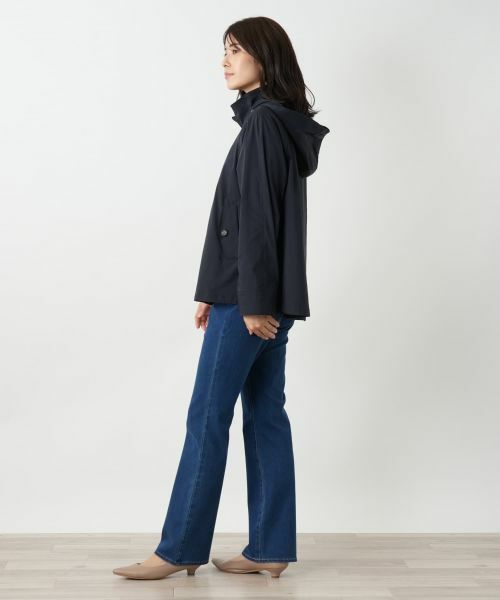 Leilian / レリアン テーラードジャケット | 【はっ水加工素材】2WAYフーデッドジャケット | 詳細2