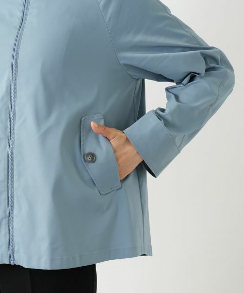 Leilian / レリアン テーラードジャケット | 【はっ水加工素材】2WAYフーデッドジャケット | 詳細21