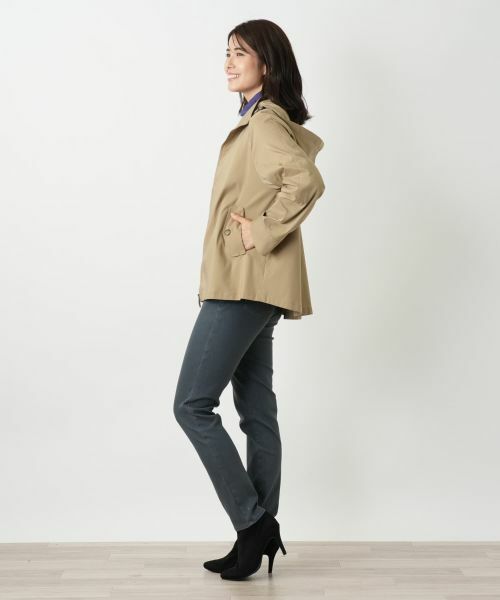 Leilian / レリアン テーラードジャケット | 【はっ水加工素材】2WAYフーデッドジャケット | 詳細5