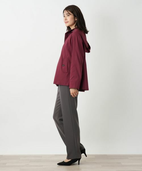 Leilian / レリアン テーラードジャケット | 【はっ水加工素材】2WAYフーデッドジャケット | 詳細8
