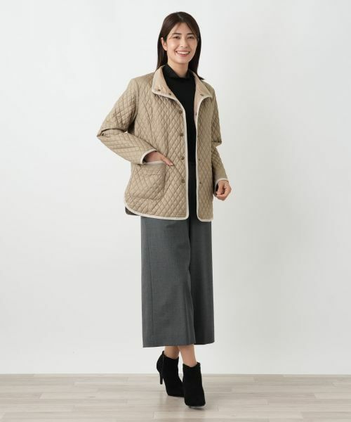 Leilian / レリアン テーラードジャケット | 中わたキルティングジャケット | 詳細1