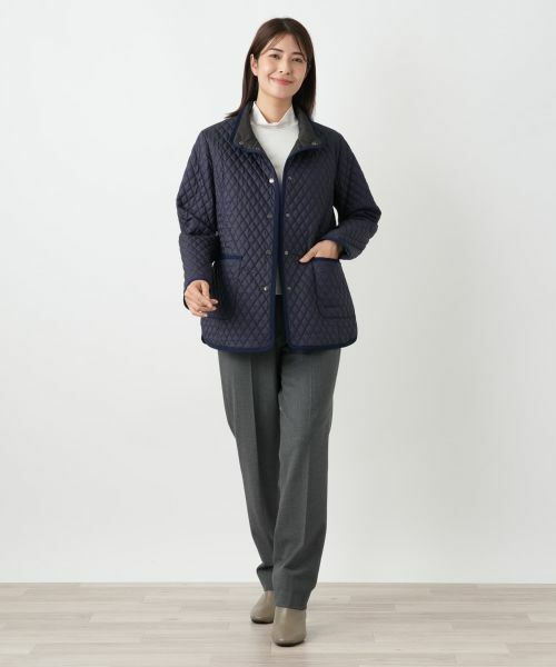 Leilian / レリアン テーラードジャケット | 中わたキルティングジャケット | 詳細11