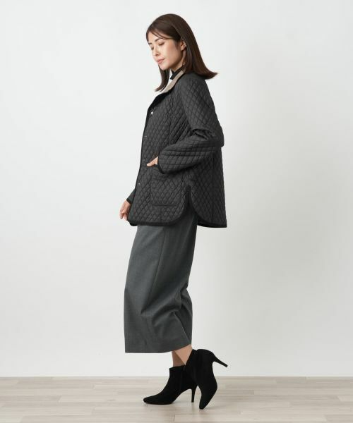 Leilian / レリアン テーラードジャケット | 中わたキルティングジャケット | 詳細7