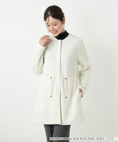 Leilian / レリアン その他アウター | ノーカラー比翼コート