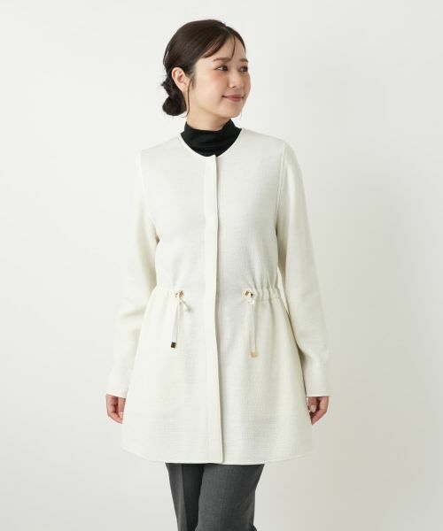 Leilian / レリアン その他アウター | ノーカラー比翼コート | 詳細10