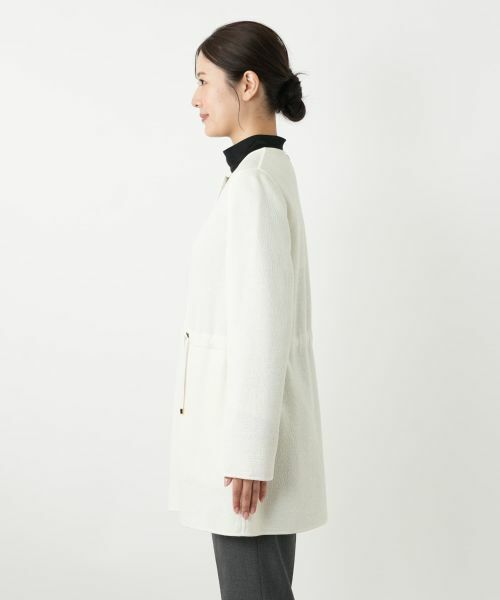 Leilian / レリアン その他アウター | ノーカラー比翼コート | 詳細12