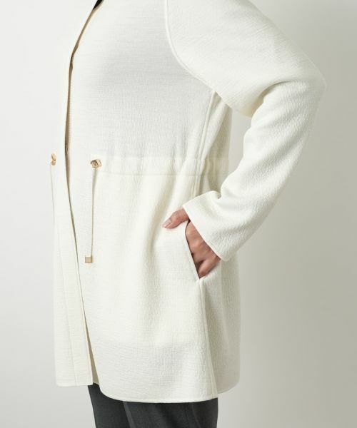 Leilian / レリアン その他アウター | ノーカラー比翼コート | 詳細18