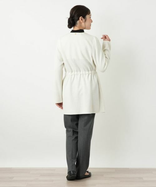 Leilian / レリアン その他アウター | ノーカラー比翼コート | 詳細9